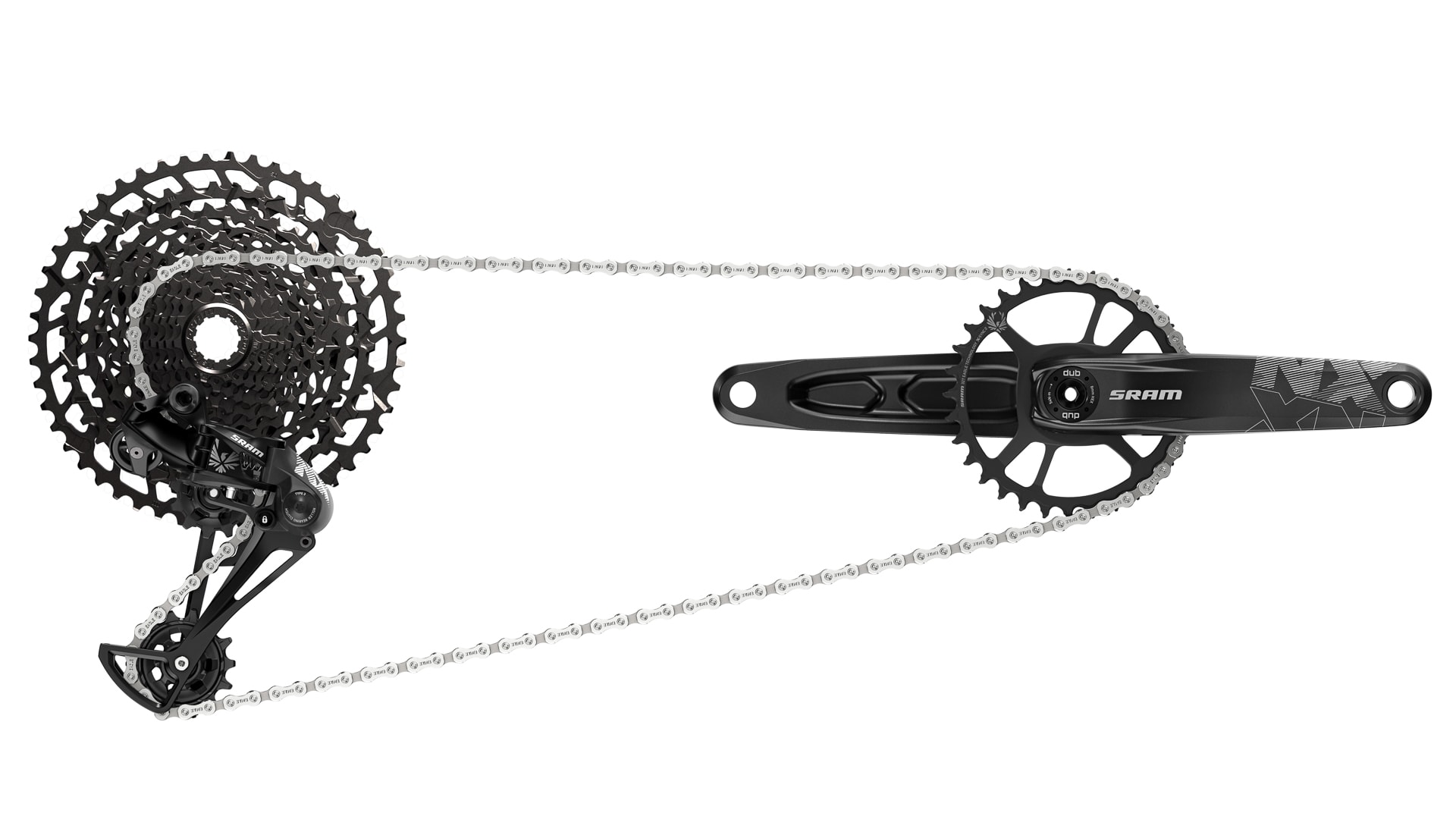 SRAM NX EAGLE 1×12 セット SramEagleNX12Speed4PieceGroups