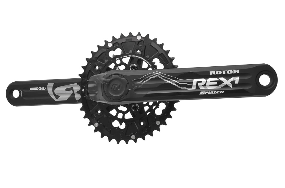 [ジャンク] ROTOR INPOWER MTB 170mm 34T ROTOR INpower Gloss Shimano 2x12 Crankset