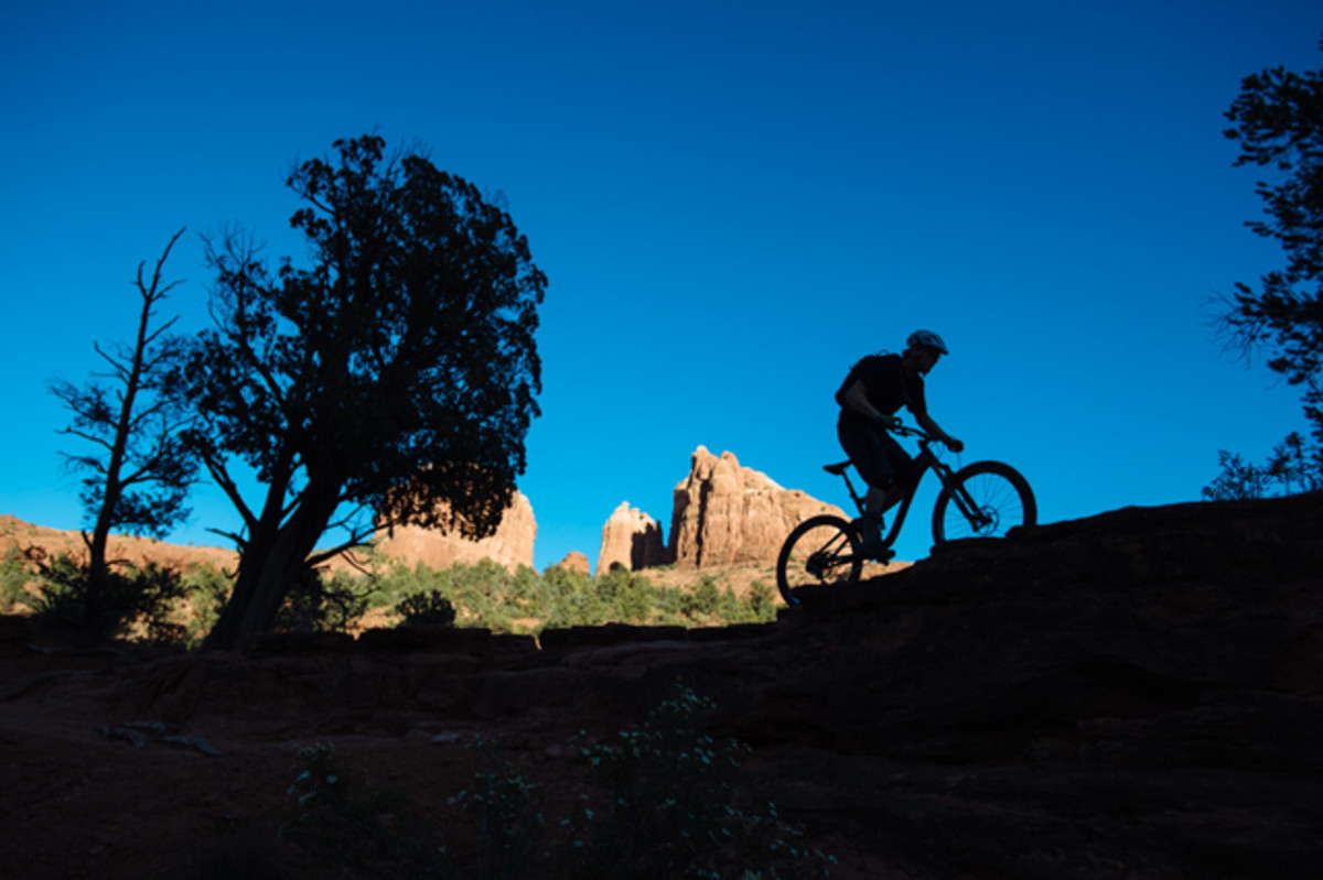 It helps to slow down on tough climbs, and find the line you want to try first instead of speeding into it blindly. On the bright side, that means more time to take in the scenery. Photo: Garrett Grove