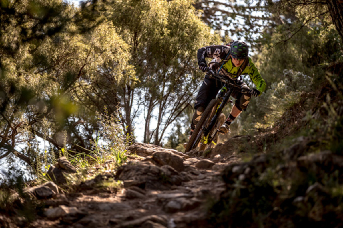 The new SuperMax Lefty fork, when paired with Marco Osborne and the new Trigger, was pretty point-and-shoot. Photo by Ale di Lullo.