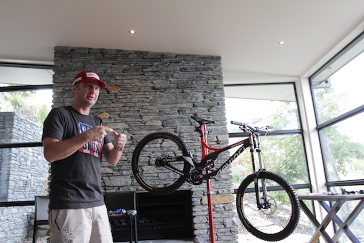 Chris Hilton explains how crucial proper drivetrain installation and setup is, not only with X01 DH, but any drivetrain. His three main pieces of advice would be to keep your chain clean and lubed, keep cable and housing running smoothly, and take good care of your bicycle. For X0 DH it is very important to match the cage length to the chain length growth of the bicycle you intend to fit it to.