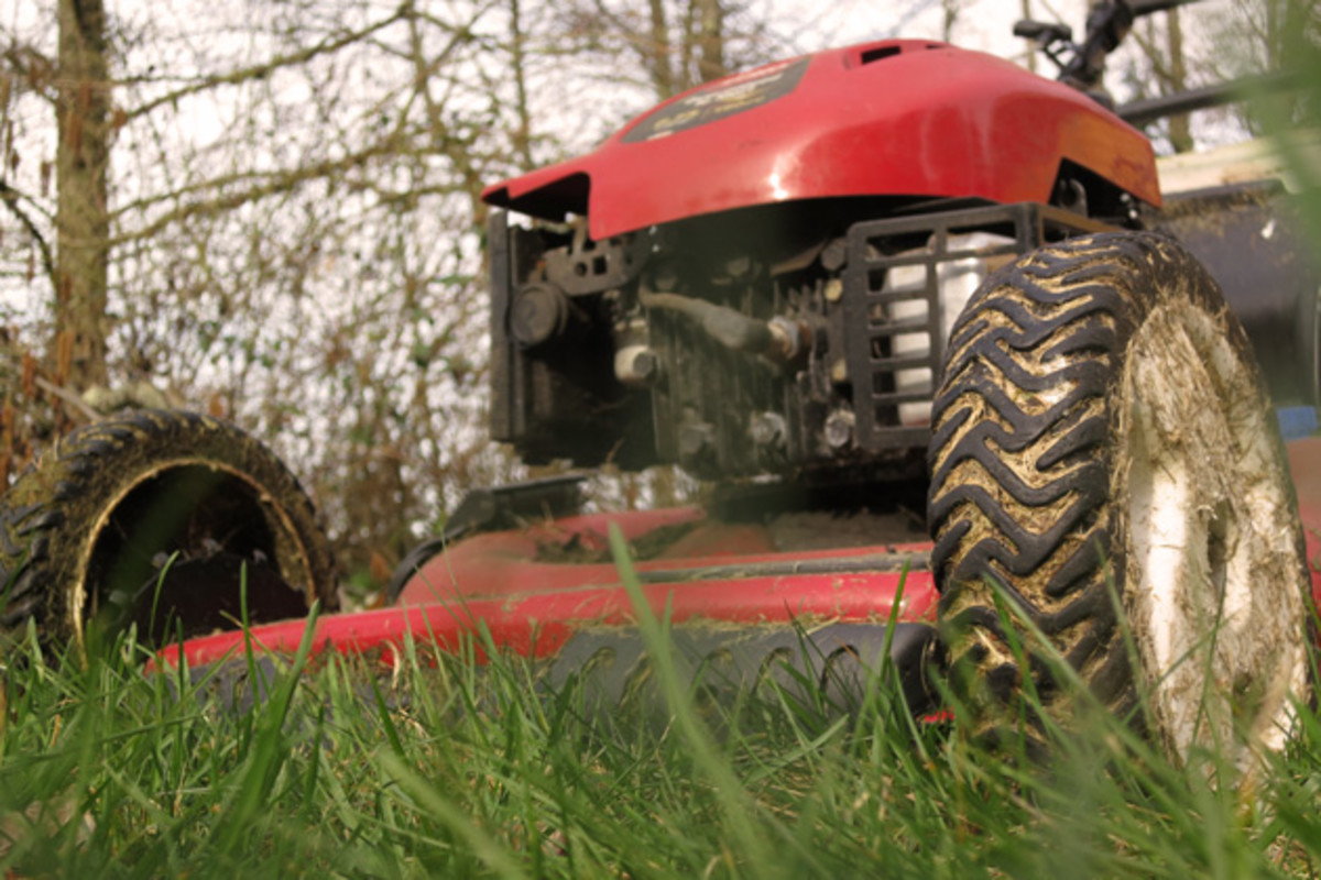 My nemesis--the Toro "Recycler" 22-inch lawnmower...the source of many a weekend spent not riding my bike. Here's to hoping that it dies a horrible death.