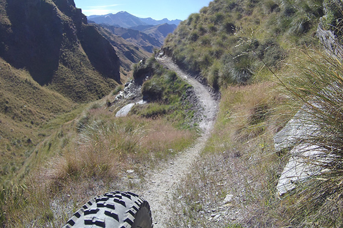 Skipper's Gorge, Queenstown. One of the trails ridden, and a gem at that. All the trails not ridden are out there somewhere past where the camera can reach, and can be heard mocking me even now, from thousands of miles away... PHOTO: Mike Ferrentino