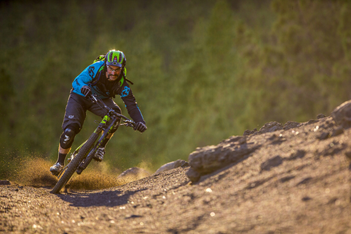Mark Weir might have broken his sacrum, shattered his pelvis and fractured the base of his spine, but never mind that, he'll be back racing enduro this summer. And for the first time ever, he'll be racing on a Lefty. PHOTO: Courtesy Cannondale