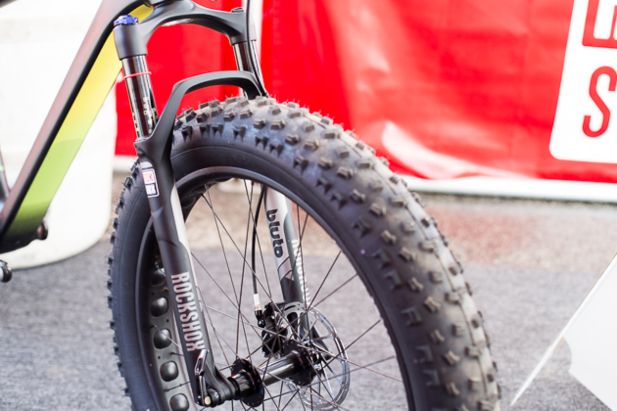 It was only a matter of time before RockShox came out with a fatbike-specific fork. Here is the Bluto. It's available June in 80-, 100- and 120-millimeter options for $645. Photo: Ryan Palmer