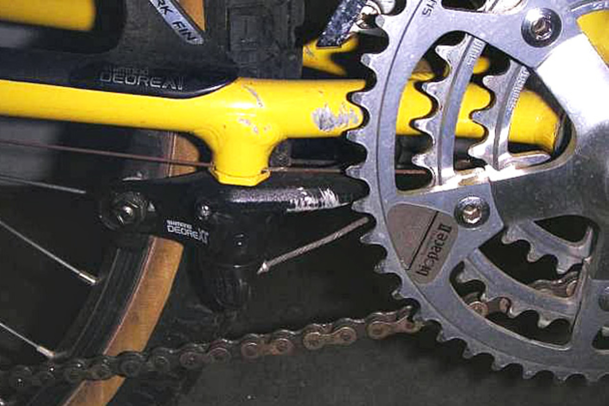 U-brakes...Heavy, spongy and great at collecting mud. Not so good, unfortunately, for doing the whole stopping your bike thing.
