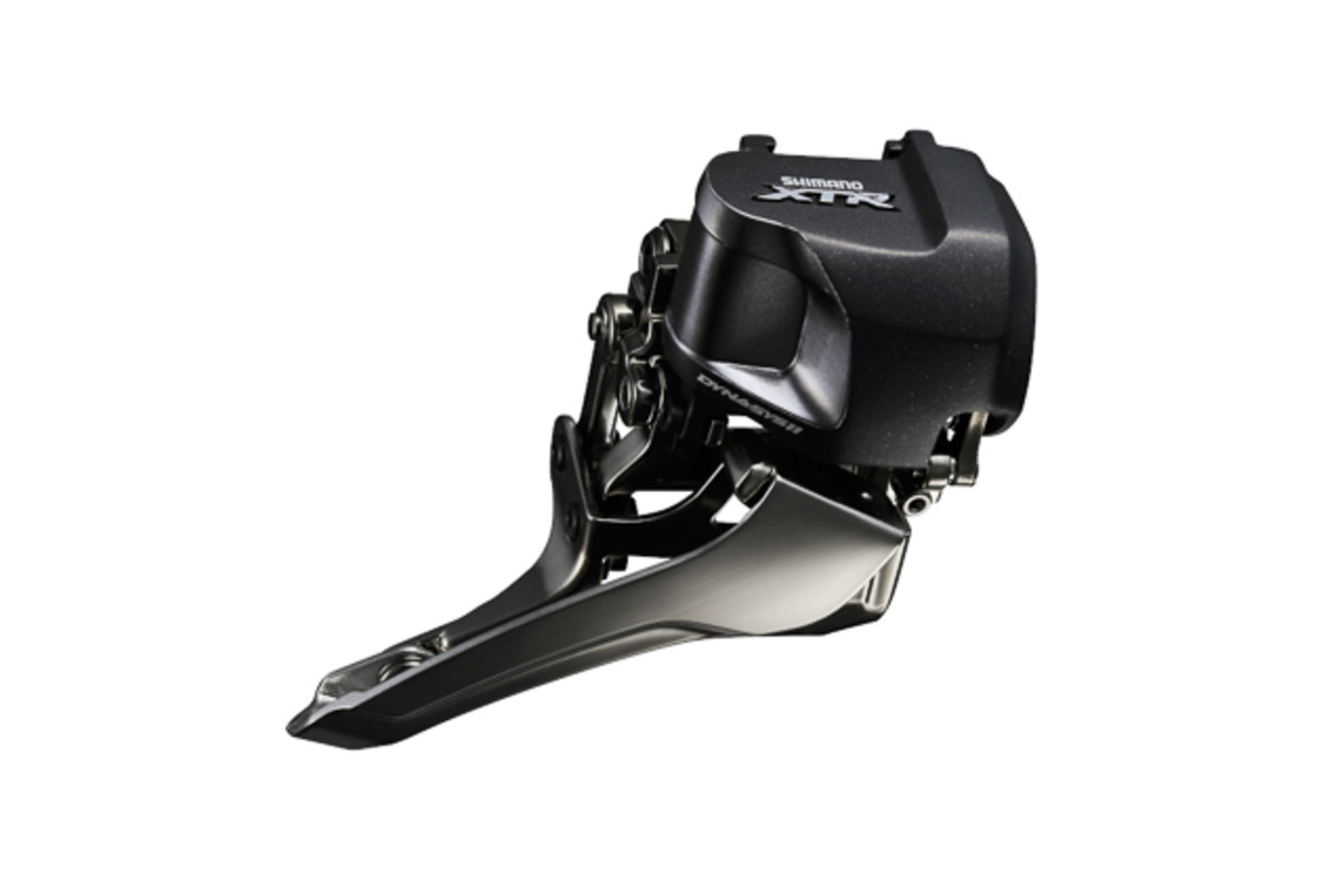 If the front derailleur is anything like the road groups, it'll make shifts in nearly any condition.