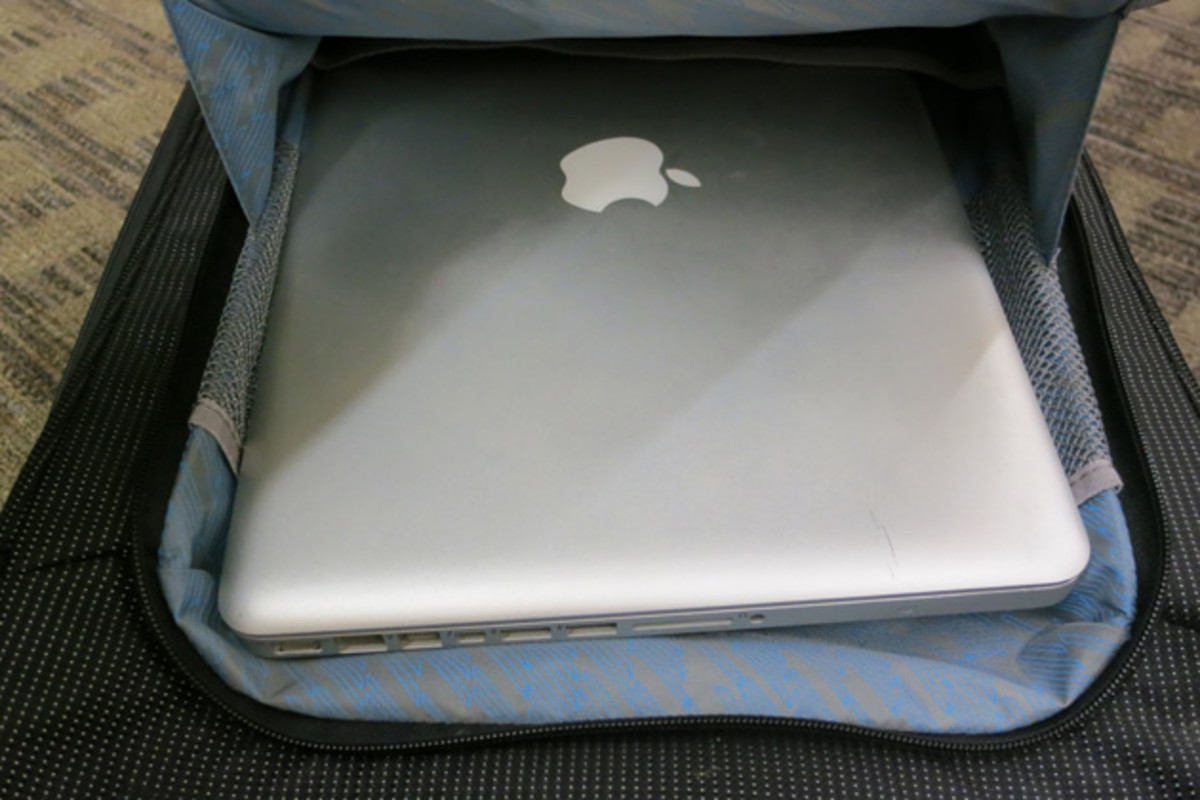 You're still going to want to put your computer in a padded sleeve if you are going to hand the bag over to the cruel mercies of baggage handlers, but the Thule does sport a bit of cushion to help keep your laptop in working order.