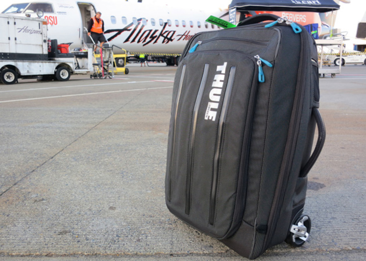 Thule's Crossover 38-Liter is both a roller bag and a backpack--it's also just the right size for day trips.