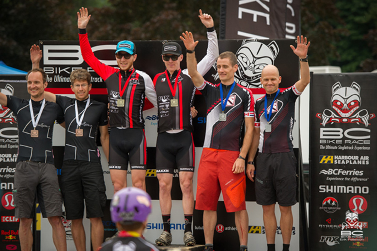 Rocky Mountain Team of two men, the fastest on the Day, Squamish BC. | Photo by Erik Peterson