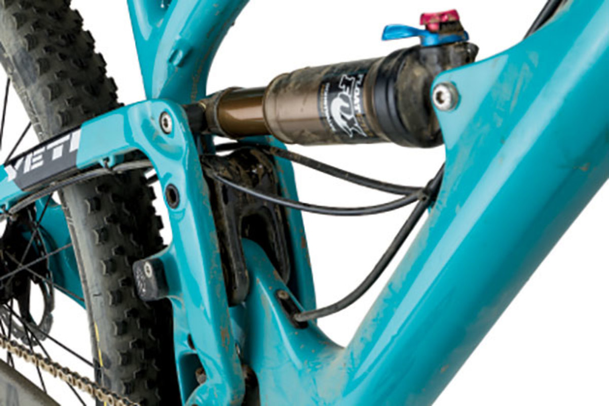 Regardless of whether we had the Fox Float CTD rear shock in 'Climb,' 'Trail' or 'Descend' mode, the pedaling was precise, and the rear wheel hugged the ground like a mother re-united with a lost child.