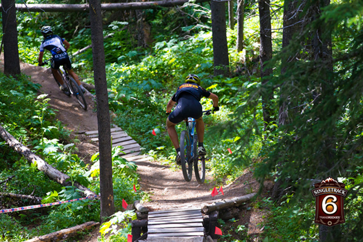 The first Timed Descent of the week was today from the highest point of the race. The Race of Spades trail had many so called