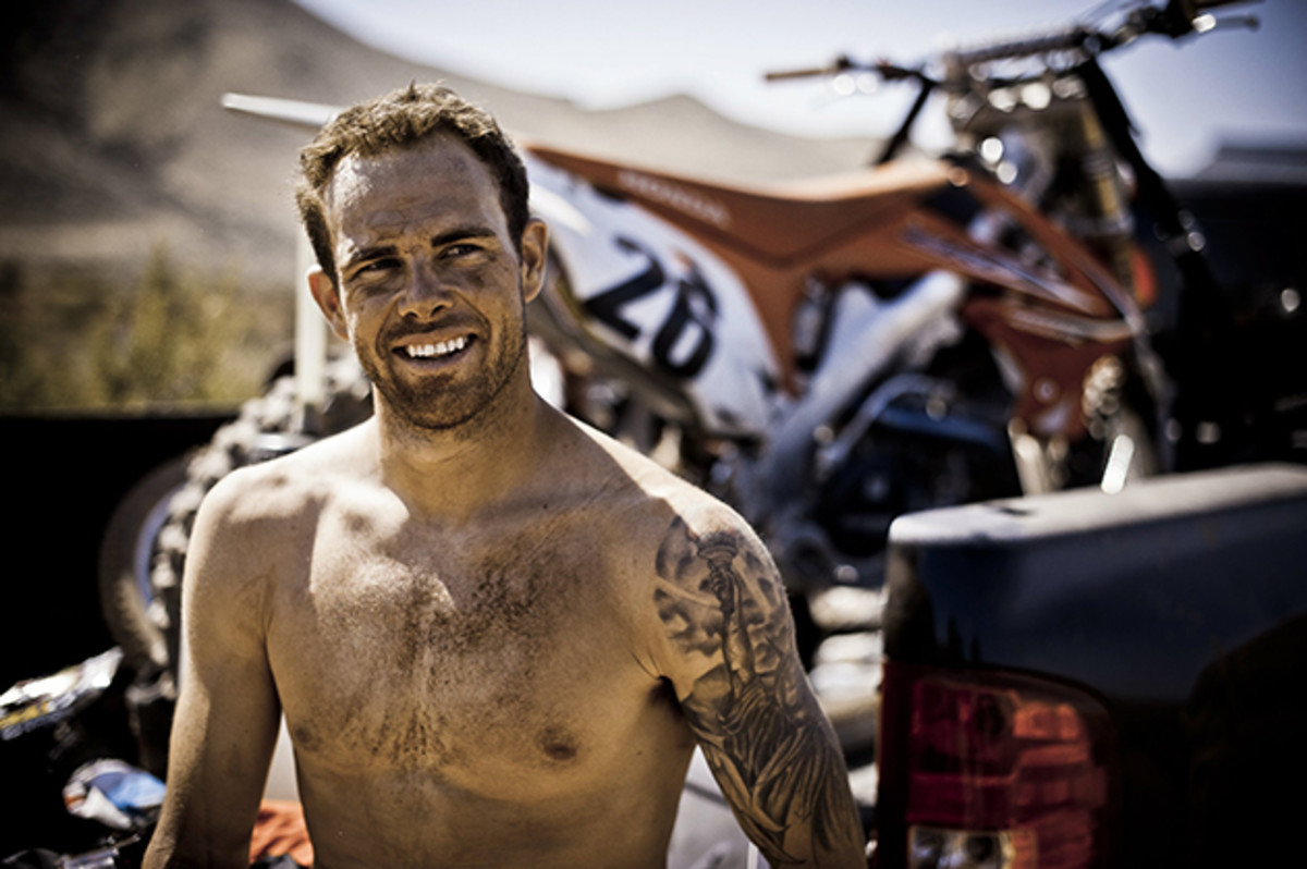 Cam Zink relaxes during the filming of "Where the Trail Ends." Photo by Blake Jorgenson/Red Bull Content Pool.