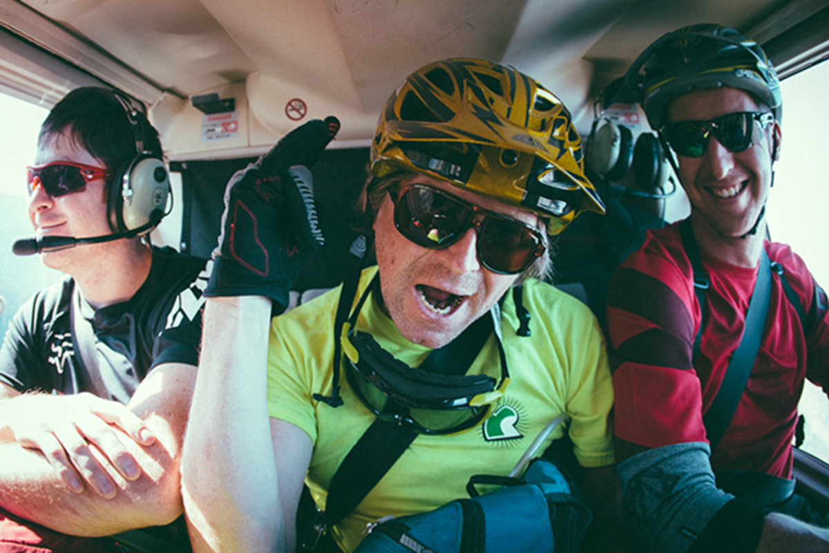 Our guide for the day was none other than the legendary Johnny Smoke, who it seems hasn't changed all that much since his days as one of mountain biking's seminal freeriders. Leading the group up front was Sebastian Wild, resident ripper and the glue that holds together the Pemberton Bike Co.