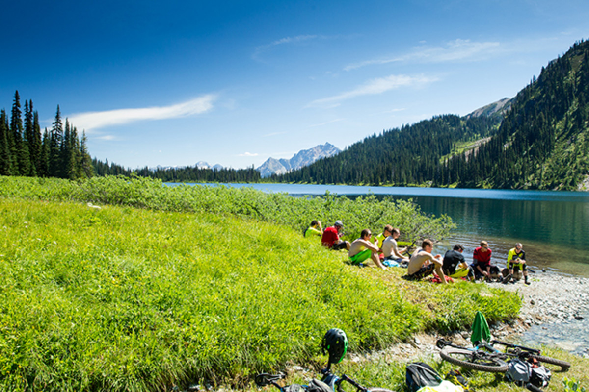 And of course the turquoise waters of Tenquille Lake provided the perfect backdrop for lunch and a refreshing swim.