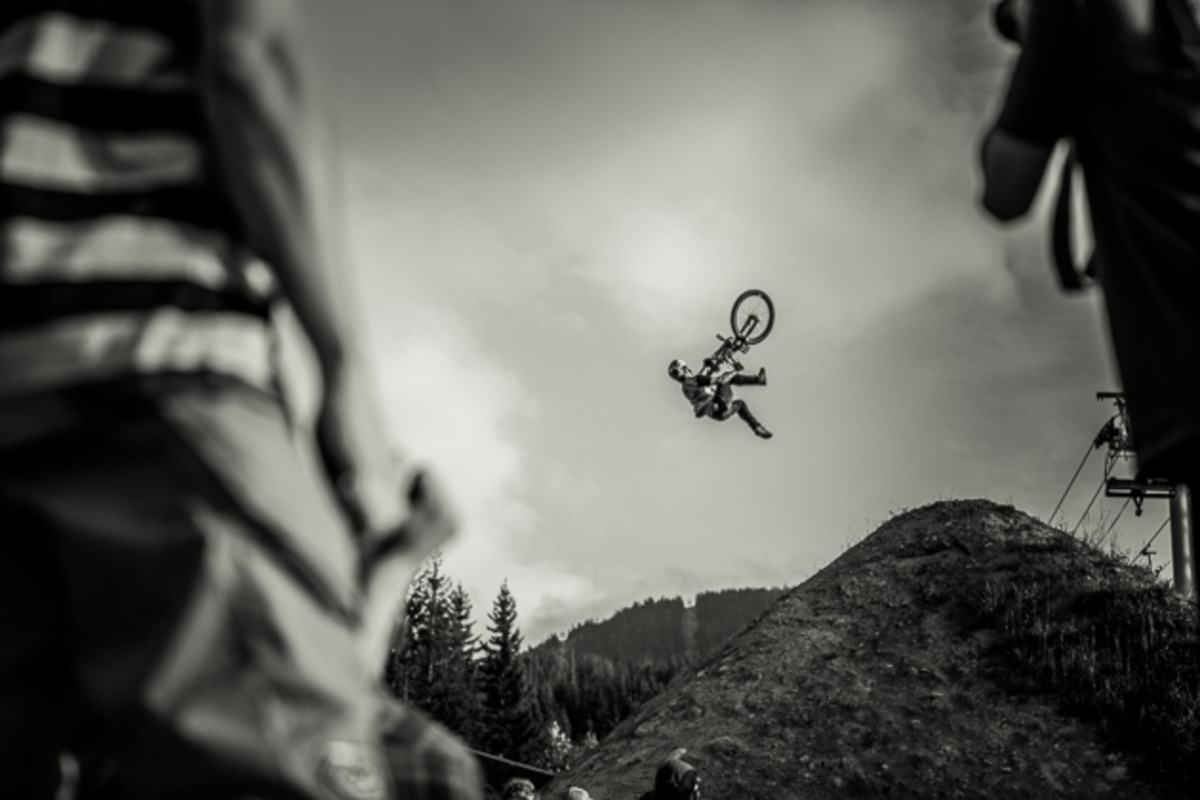 As one of the main voices for the Freeride Mountain Bike World Tour, Yannick Granieri proved that he can throw down as well as he can send a slick FMB press release.