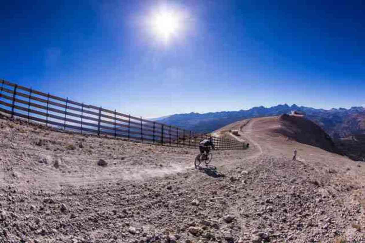 As with the original Kamikaze course, the start is atop the 11,053-foot summit of Mammoth Mountain. Photo courtesy of Mammoth Mountain.
