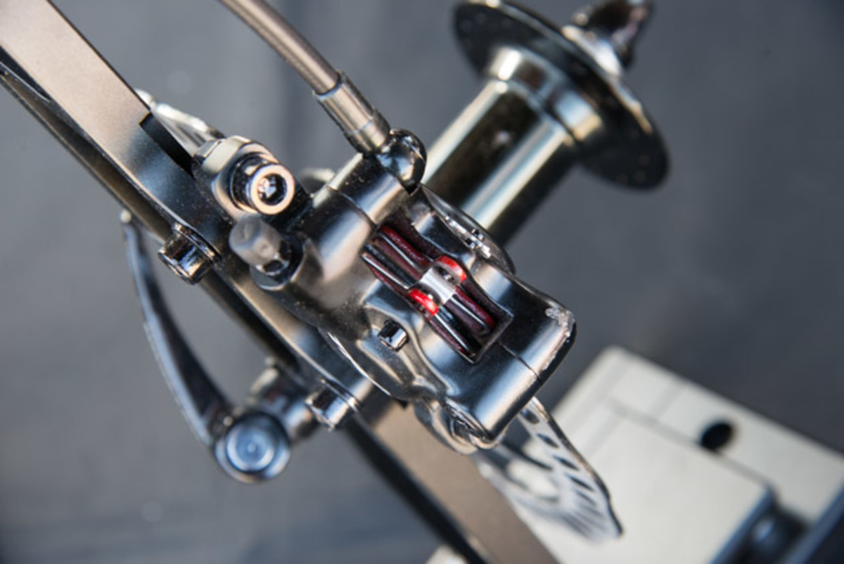 The Slate is compatible with Shimano Deore pads.