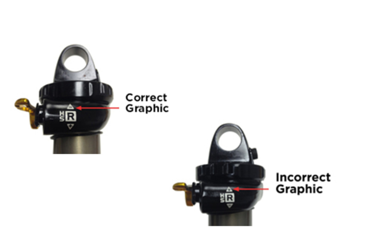 To remedy this issue, Cane Creek will provide a repair decal kit that indicates the correct adjustment direction.