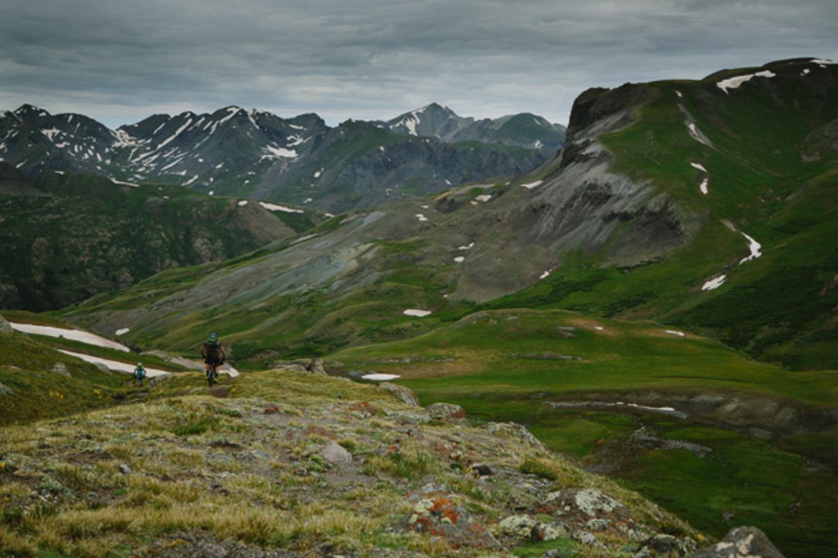It's been brutal so far, but 100% worth every grind and push up every hill. Once we got to the San Juans on day 7, the scenery went from great to unbelievable. –Justin Reiter