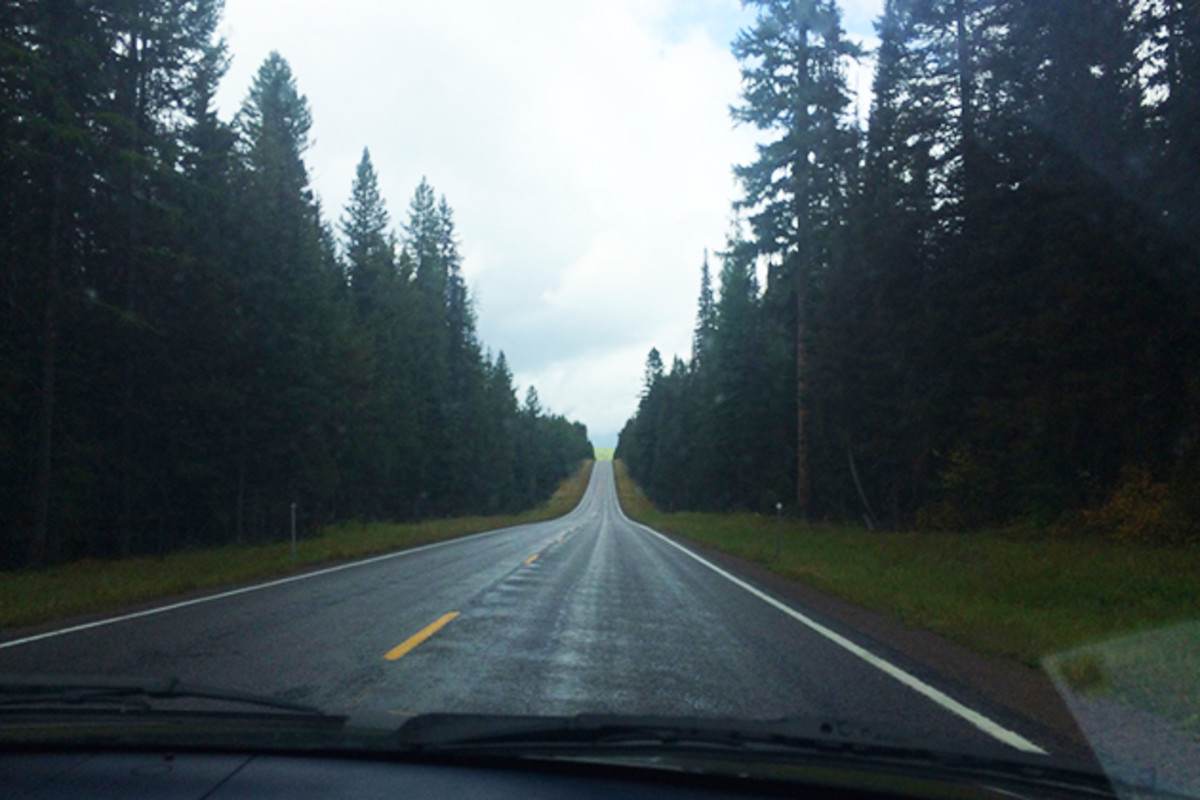 The clouds parted the moment we rolled into Whitefish, and as we set off after Phil we remembered the upside to chasing locals around their stomping grounds: you get the goods.
