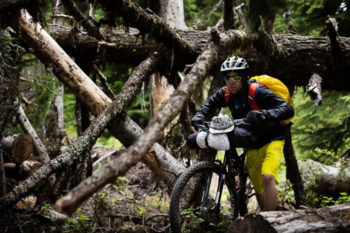 The suggested route calls for a crapload of forest roads and the occasional paved highway, but there's also plenty of singletrack to be had if you have the legs to go after it.