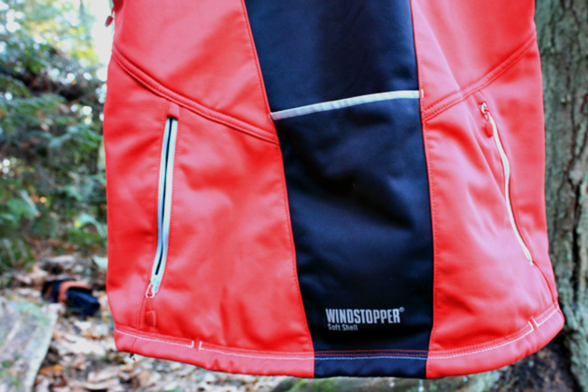 Despite the slim-fit styling, Gore's Fusion Tool jacket sports a ton of storage space, including three zippered pockets.