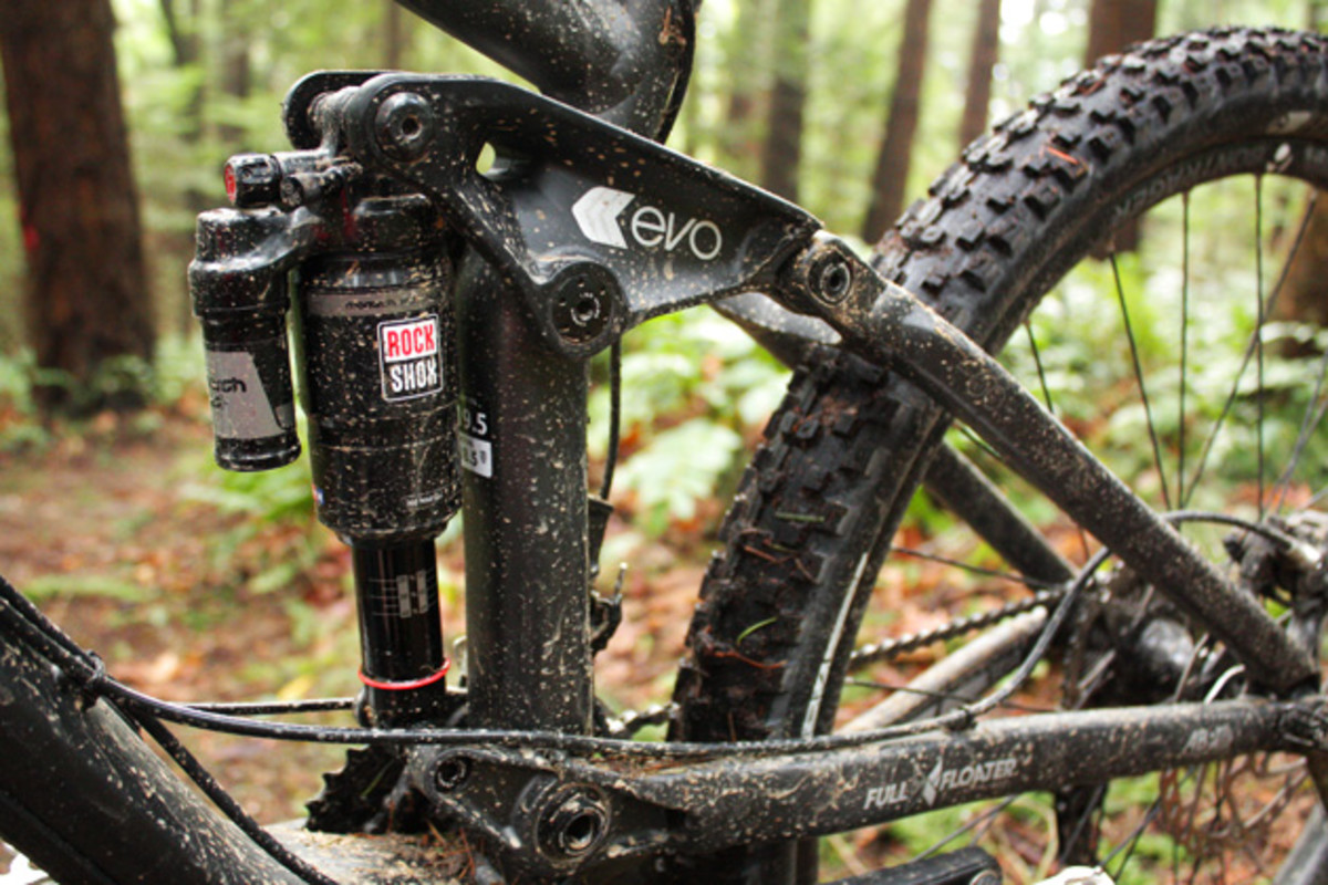 Trek has been hammering on the same basic suspension system for more than a decade--as a result, it's a finely tuned means of smoothing out the trail. This year, the Slash 8 is graced by RockShox's incredibly supple Monarch Plus DebonAir. Interestingly, the Slash 8 doesn't get the RC3 version with the pedal switch, meaning that you run it wide open all the time.