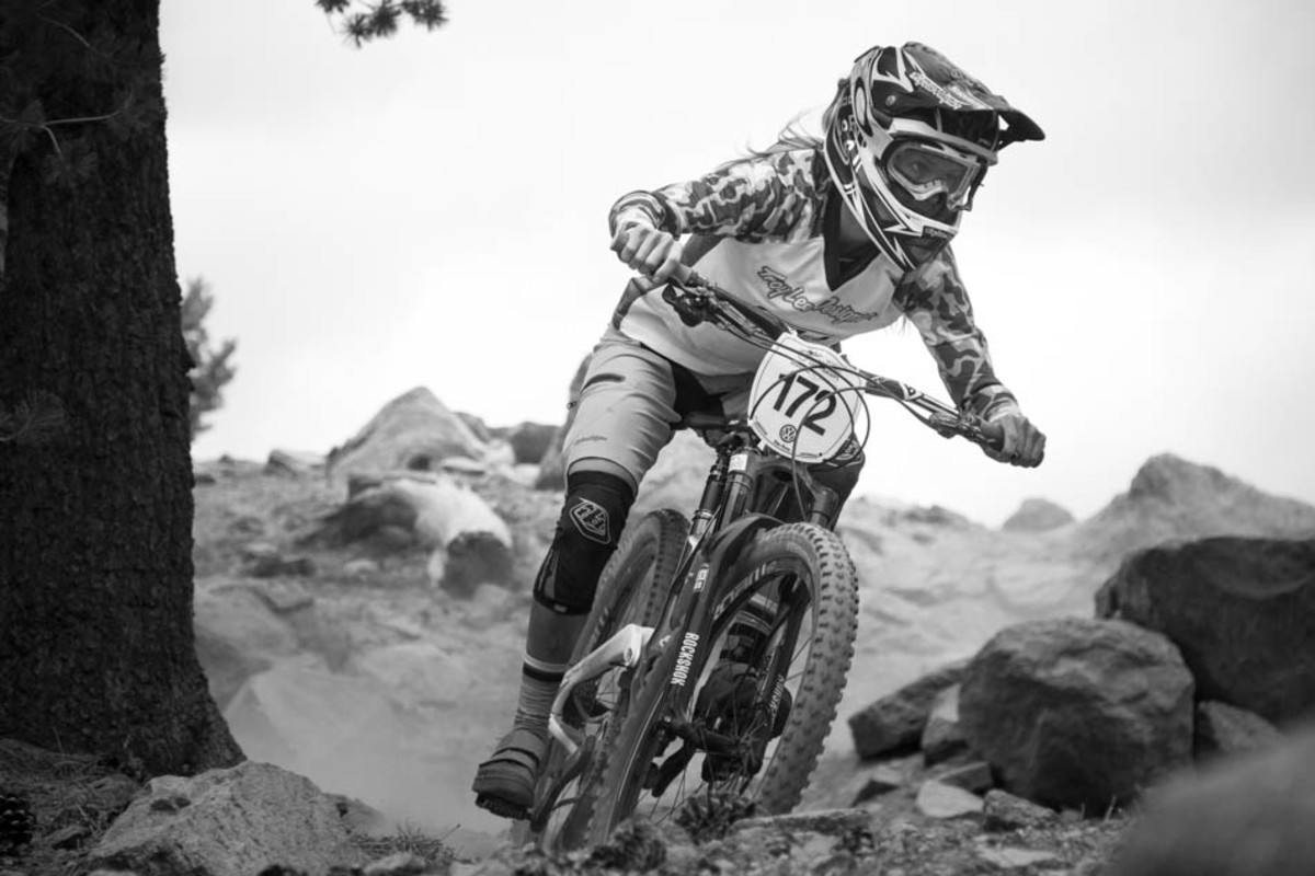 Throop rode aggressively through the last portion of the course, and was fourth fastest overall for the event, just over three minutes off of the winning time.