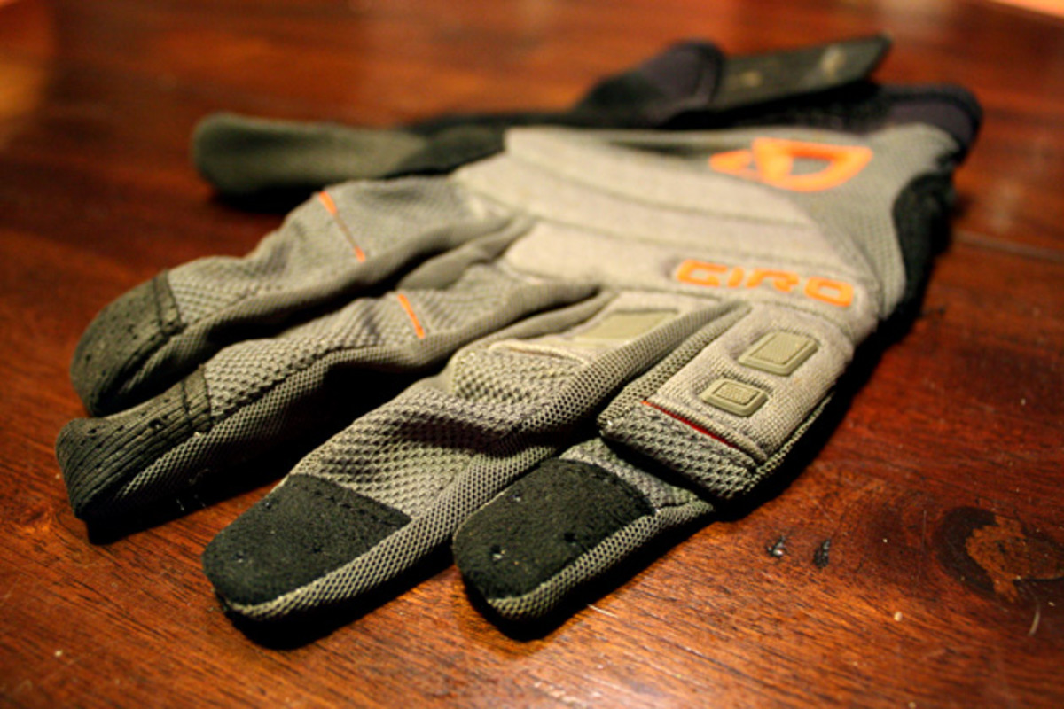 You break noses with your first two knuckles, but you smack trees with the last two--which is why Giro adds a wee bit of protection right where it counts. Smart.