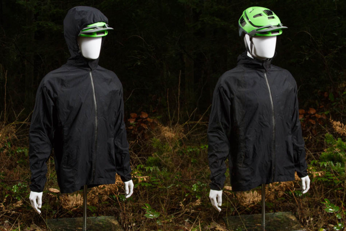 With the hood on or off, the WRX remains long enough to keep your tail covered from spray. The hood is extra tall for use specifically with helmets.
