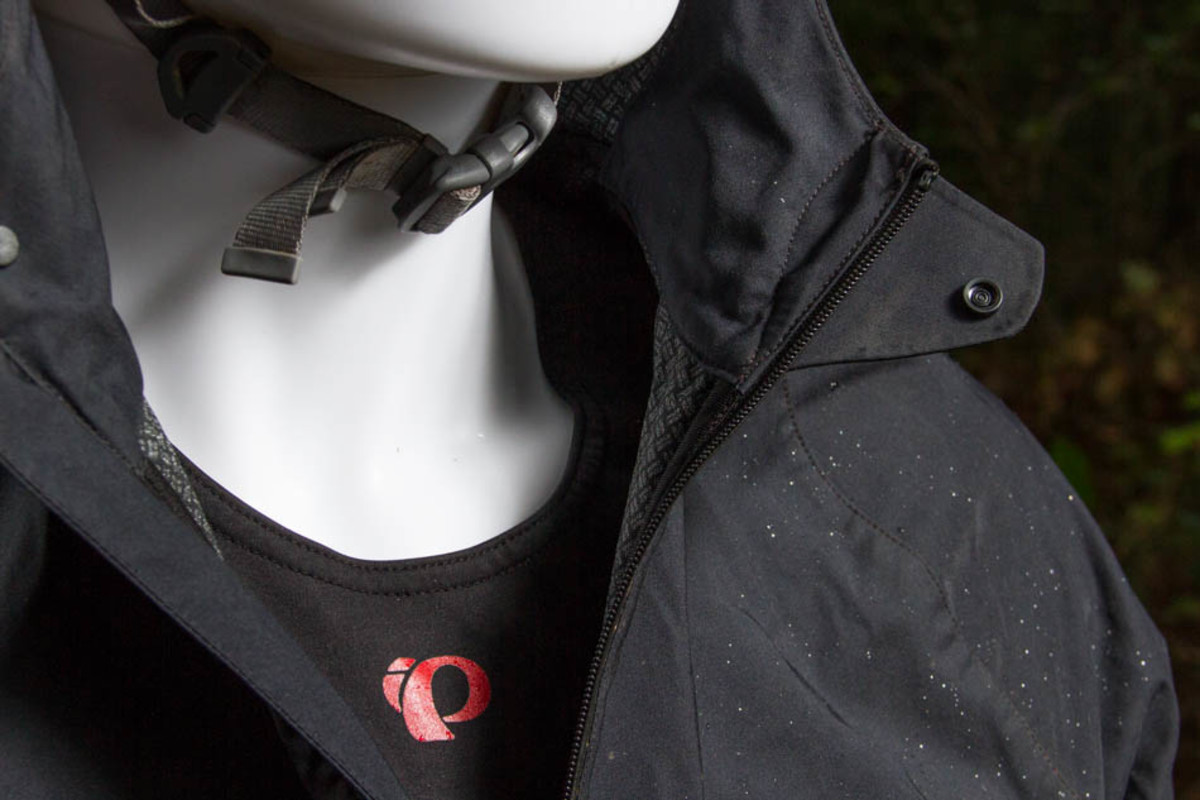 It's little details like a button closure and full-length internal draft flap behind the zipper that make the WRX feel more like a well designed, comfortable soft shell than an emergency rain jacket. The 2.5 layer material is soft and stretchable for added comfort and mobility.
