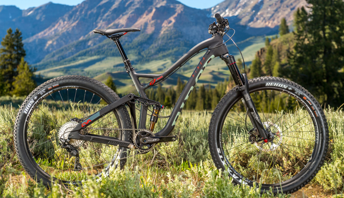 The all-new Jet features 120 millimeters of rear-wheel travel and is shown here equipped with 27.5-plus wheels.