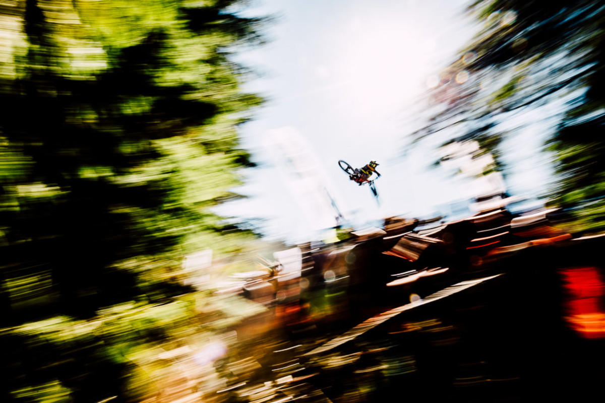 Britain's Sam Reynolds was on the send-it program. Photo: Anthony Smith