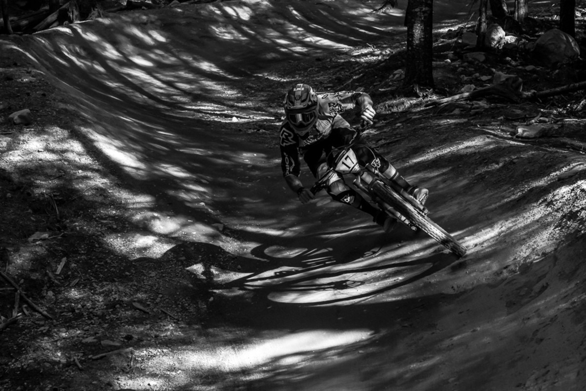 As usual, Sam Blenkinsop took the gloves off for this race—and captured fourth place on the day.