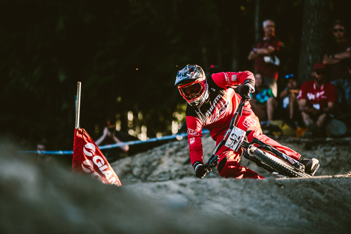 For heat after heat, Walker Shaw kept his game face on, only to narrowly miss the podium at the hands of Bas van Steenbergen. Photo: Anthony Smith