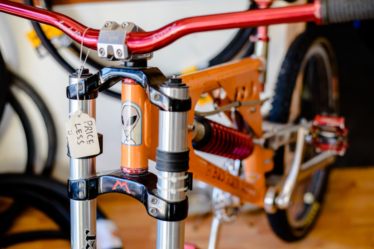 Once upon a time, Mojo owner Dave Neal was making bikes under the Core Performance Cycles brand. Shown here: the 'Bad Hair Day.'