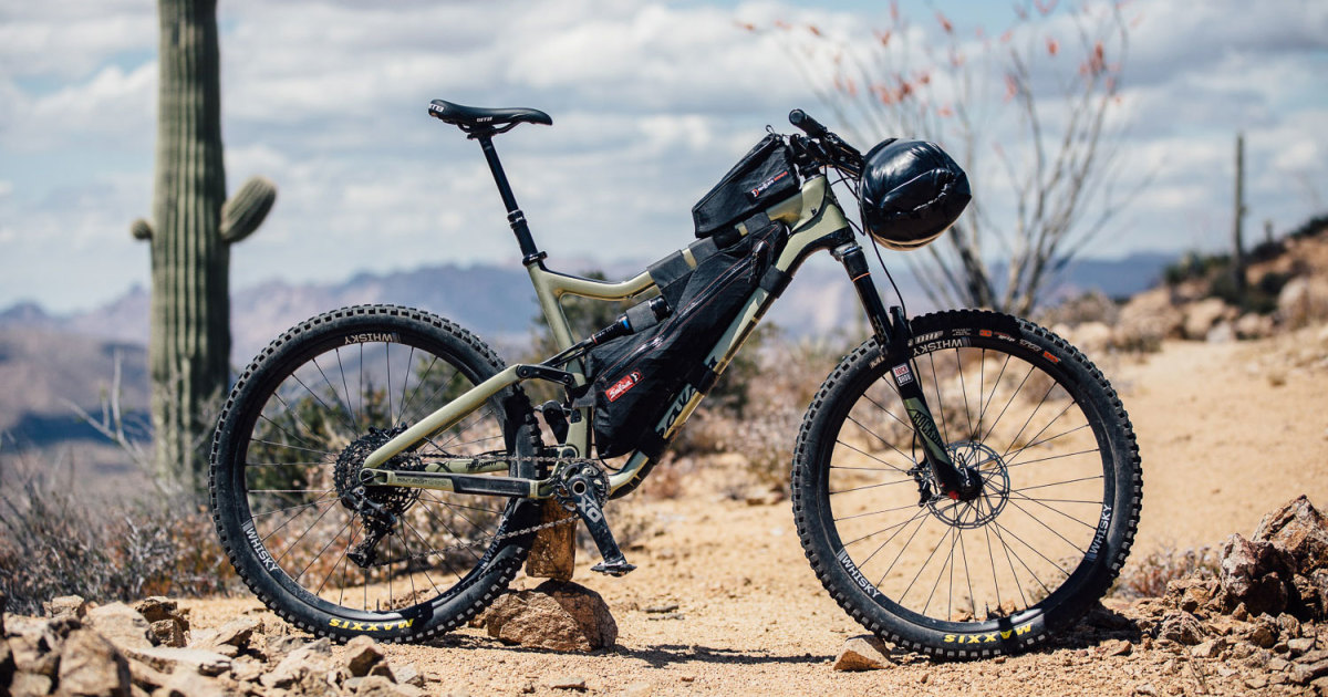 bikepacking on full suspension